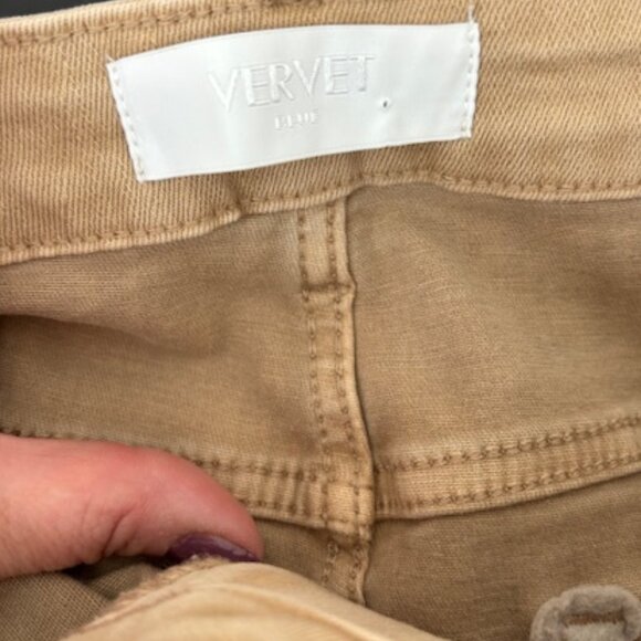 VERVET Blue High Rise Wide Leg Fryed Hem Jeans size 32 nwt - Picture 8 of 8